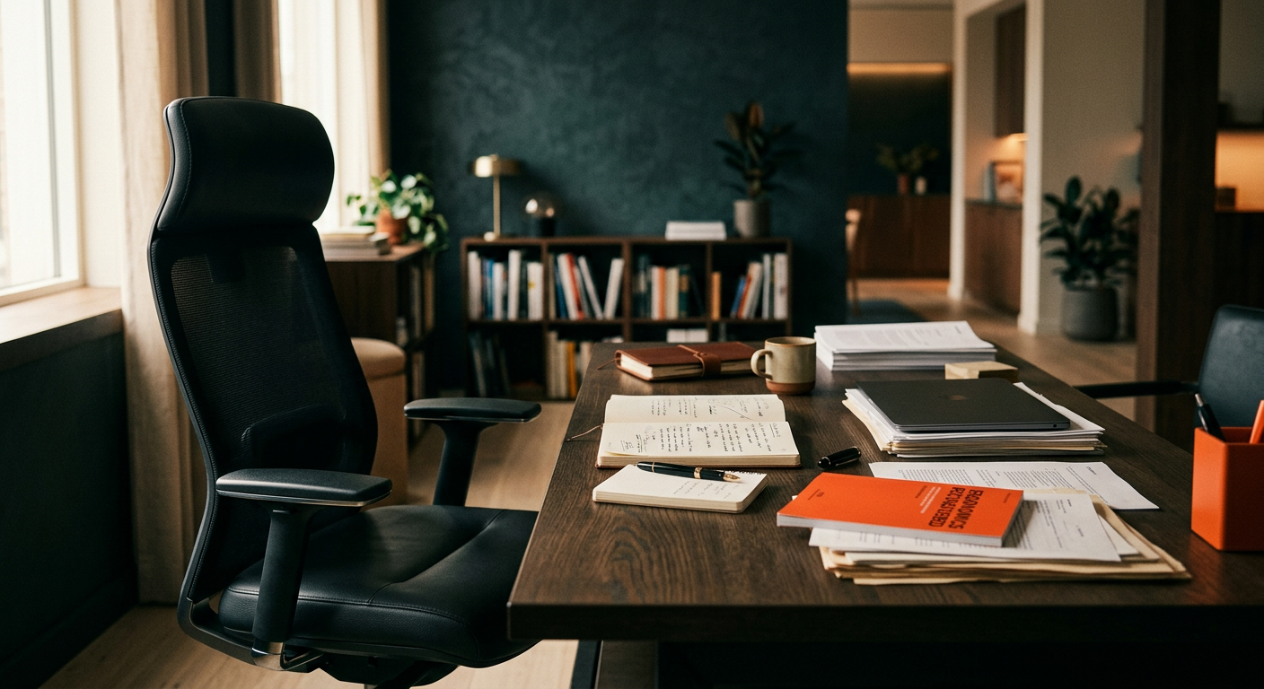 Editorial illustration for Office Chairs: Not a Panacea